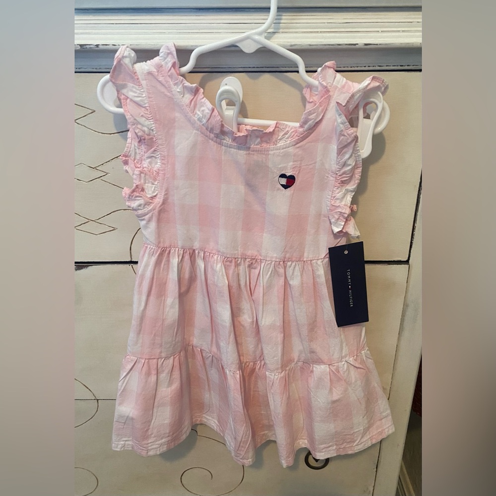 Tommy Hilfiger Girls/Toddler Ruffle-Trim Gingham Dress - Picture 2 of 7
